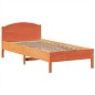 vidaXL Massivholzbett mit Regal ohne Matratze Wachsbraun 90x190 cm vidaXL Massivholzbett mit Regal ohne Matratze Wachsbraun 90x190 cm