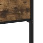 vidaXL Metallbett ohne Matratze Räuchereiche 160x200 cm vidaXL Metallbett ohne Matratze Räuchereiche 160x200 cm