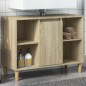 vidaXL Badschrank Sonoma-Eiche 80x33x60 cm Holzwerkstoff vidaXL Badschrank Sonoma-Eiche 80x33x60 cm Holzwerkstoff