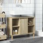 vidaXL Badschrank Sonoma-Eiche 80x33x60 cm Holzwerkstoff vidaXL Badschrank Sonoma-Eiche 80x33x60 cm Holzwerkstoff