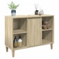 vidaXL Badschrank Sonoma-Eiche 80x33x60 cm Holzwerkstoff vidaXL Badschrank Sonoma-Eiche 80x33x60 cm Holzwerkstoff