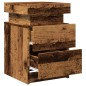 vidaXL LED-Nachttisch Altholz-Optik 35x39x55 cm Holzwerkstoff vidaXL LED-Nachttisch Altholz-Optik 35x39x55 cm Holzwerkstoff