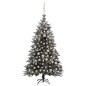 Künstlicher Weihnachtsbaum LEDs & Kugeln Beschneit 150cm PVC PE Künstlicher Weihnachtsbaum LEDs & Kugeln Beschneit 150cm PVC PE