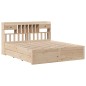 vidaXL Massivholzbett mit Regal ohne Matratze 200x200 cm Kiefernholz vidaXL Massivholzbett mit Regal ohne Matratze 200x200 cm Kiefernholz