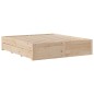 vidaXL Massivholzbett mit Regal ohne Matratze 200x200 cm Kiefernholz vidaXL Massivholzbett mit Regal ohne Matratze 200x200 cm Kiefernholz
