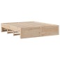 vidaXL Massivholzbett mit Regal ohne Matratze 200x200 cm Kiefernholz vidaXL Massivholzbett mit Regal ohne Matratze 200x200 cm Kiefernholz