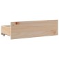 vidaXL Massivholzbett mit Regal ohne Matratze 200x200 cm Kiefernholz vidaXL Massivholzbett mit Regal ohne Matratze 200x200 cm Kiefernholz