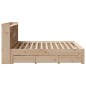 vidaXL Massivholzbett mit Regal ohne Matratze 200x200 cm Kiefernholz vidaXL Massivholzbett mit Regal ohne Matratze 200x200 cm Kiefernholz