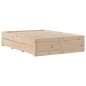 vidaXL Massivholzbett mit Regal ohne Matratze 150x200 cm Kiefernholz vidaXL Massivholzbett mit Regal ohne Matratze 150x200 cm Kiefernholz