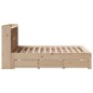 vidaXL Massivholzbett mit Regal ohne Matratze 150x200 cm Kiefernholz vidaXL Massivholzbett mit Regal ohne Matratze 150x200 cm Kiefernholz