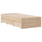vidaXL Massivholzbett mit Regal ohne Matratze 90x200 cm Kiefer vidaXL Massivholzbett mit Regal ohne Matratze 90x200 cm Kiefer