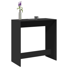 vidaXL Bartisch Schwarz 102x50x103,5 cm Holzwerkstoff
