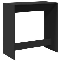 vidaXL Bartisch Schwarz 102x50x103,5 cm Holzwerkstoff