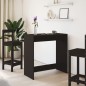 vidaXL Bartisch Schwarz 102x50x103,5 cm Holzwerkstoff vidaXL Bartisch Schwarz 102x50x103,5 cm Holzwerkstoff
