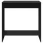 vidaXL Bartisch Schwarz 102x50x103,5 cm Holzwerkstoff vidaXL Bartisch Schwarz 102x50x103,5 cm Holzwerkstoff