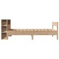 vidaXL Massivholzbett mit Regal ohne Matratze 90x190 cm Kiefer
