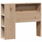 vidaXL Massivholzbett mit Regal ohne Matratze 90x190 cm Kiefer