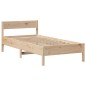 vidaXL Massivholzbett mit Regal ohne Matratze 90x190 cm Kiefer