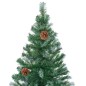 Weihnachtsbaum Beschneit mit LEDs & Kugeln & Zapfen 150 cm Weihnachtsbaum Beschneit mit LEDs & Kugeln & Zapfen 150 cm