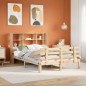 vidaXL Massivholzbett mit Regal ohne Matratze 160x200 cm Kiefer vidaXL Massivholzbett mit Regal ohne Matratze 160x200 cm Kiefer
