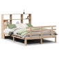 vidaXL Massivholzbett mit Regal ohne Matratze 160x200 cm Kiefer vidaXL Massivholzbett mit Regal ohne Matratze 160x200 cm Kiefer