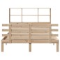 vidaXL Massivholzbett mit Regal ohne Matratze 160x200 cm Kiefer vidaXL Massivholzbett mit Regal ohne Matratze 160x200 cm Kiefer
