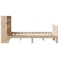 vidaXL Massivholzbett mit Regal ohne Matratze 160x200 cm Kiefer vidaXL Massivholzbett mit Regal ohne Matratze 160x200 cm Kiefer