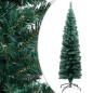 Künstlicher Weihnachtsbaum Schlank mit LEDs & Kugeln Grün 180cm Künstlicher Weihnachtsbaum Schlank mit LEDs & Kugeln Grün 180cm