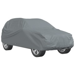 vidaXL Autoabdeckung für SUV Voll Grau L Vliesstoff