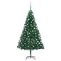 Künstlicher Weihnachtsbaum mit LEDs & Kugeln Grün 120 cm PVC Künstlicher Weihnachtsbaum mit LEDs & Kugeln Grün 120 cm PVC
