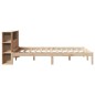 vidaXL Massivholzbett mit Regal ohne Matratze 140x200 cm Kiefernholz vidaXL Massivholzbett mit Regal ohne Matratze 140x200 cm Kiefernholz