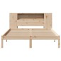 vidaXL Massivholzbett mit Regal ohne Matratze 150x200 cm Kiefernholz vidaXL Massivholzbett mit Regal ohne Matratze 150x200 cm Kiefernholz