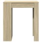 vidaXL Bartisch mit Regal Sonoma-Eiche 95x47x103,5 cm Holzwerkstoff vidaXL Bartisch mit Regal Sonoma-Eiche 95x47x103,5 cm Holzwerkstoff