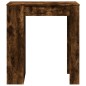 vidaXL Bartisch mit Regal Räuchereiche 95x47x103,5 cm Holzwerkstoff vidaXL Bartisch mit Regal Räuchereiche 95x47x103,5 cm Holzwerkstoff