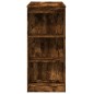 vidaXL Bartisch mit Regal Räuchereiche 95x47x103,5 cm Holzwerkstoff vidaXL Bartisch mit Regal Räuchereiche 95x47x103,5 cm Holzwerkstoff