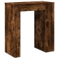 vidaXL Bartisch mit Regal Räuchereiche 95x47x103,5 cm Holzwerkstoff vidaXL Bartisch mit Regal Räuchereiche 95x47x103,5 cm Holzwerkstoff