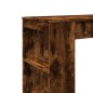 vidaXL Bartisch mit Regal Räuchereiche 95x47x103,5 cm Holzwerkstoff vidaXL Bartisch mit Regal Räuchereiche 95x47x103,5 cm Holzwerkstoff