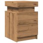 vidaXL LED-Nachttisch Artisan-Eiche 35x39x55 cm Holzwerkstoff vidaXL LED-Nachttisch Artisan-Eiche 35x39x55 cm Holzwerkstoff
