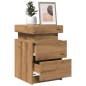 vidaXL LED-Nachttisch Artisan-Eiche 35x39x55 cm Holzwerkstoff vidaXL LED-Nachttisch Artisan-Eiche 35x39x55 cm Holzwerkstoff