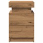 vidaXL LED-Nachttisch Artisan-Eiche 35x39x55 cm Holzwerkstoff vidaXL LED-Nachttisch Artisan-Eiche 35x39x55 cm Holzwerkstoff