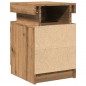 vidaXL LED-Nachttisch Artisan-Eiche 35x39x55 cm Holzwerkstoff vidaXL LED-Nachttisch Artisan-Eiche 35x39x55 cm Holzwerkstoff