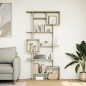 vidaXL Bücherregal Sonoma-Eiche 92x29x188 cm Holzwerkstoff vidaXL Bücherregal Sonoma-Eiche 92x29x188 cm Holzwerkstoff