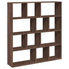 vidaXL Bücherregal Braun Eichen-Optik 132x29x141,5 cm Holzwerkstoff