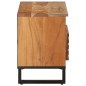 vidaXL TV-Schrank 80x34x46 cm Massivholz Akazie vidaXL TV-Schrank 80x34x46 cm Massivholz Akazie