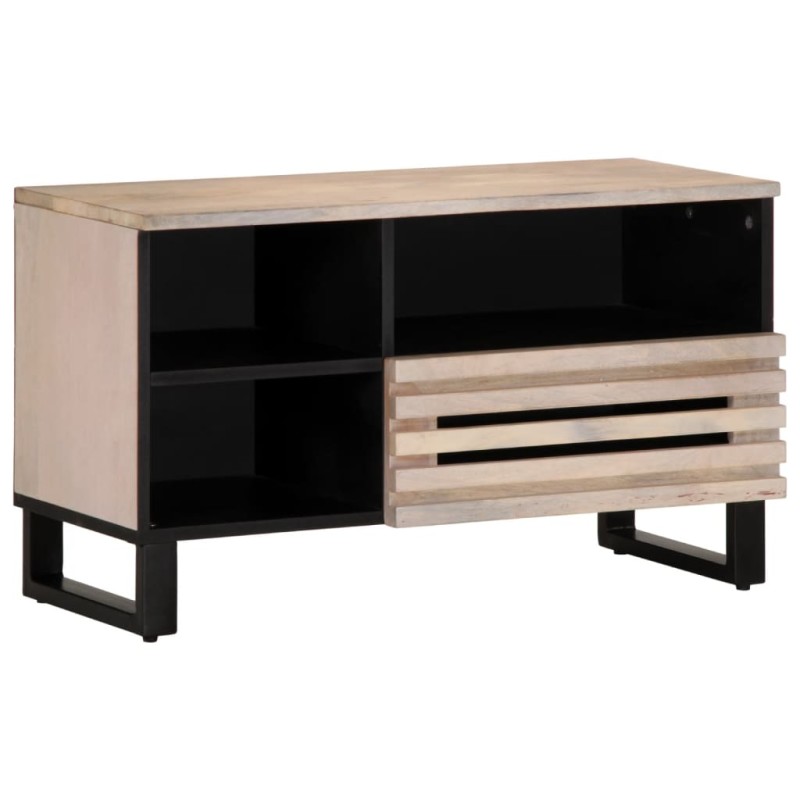 vidaXL TV-Schrank 80x34x46 cm Massivholz Mango vidaXL TV-Schrank 80x34x46 cm Massivholz Mango