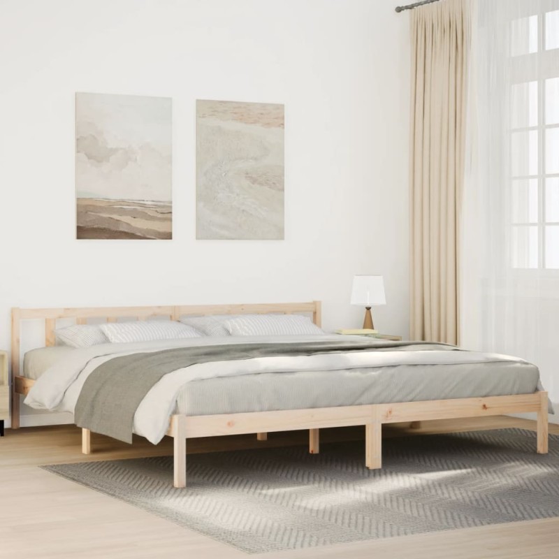 vidaXL Extra langes Massivholzbett ohne Matratze 200x220 Kiefernholz vidaXL Extra langes Massivholzbett ohne Matratze 200x220 Kiefernholz