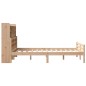 vidaXL Massivholzbett mit Regal ohne Matratze 135x190 cm Kiefer vidaXL Massivholzbett mit Regal ohne Matratze 135x190 cm Kiefer