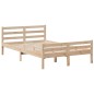 vidaXL Massivholzbett mit Regal ohne Matratze 135x190 cm Kiefer vidaXL Massivholzbett mit Regal ohne Matratze 135x190 cm Kiefer