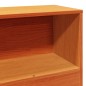 vidaXL Massivholzbett ohne Matratze Wachsbraun 90x190 cm Kiefernholz vidaXL Massivholzbett ohne Matratze Wachsbraun 90x190 cm Kiefernholz