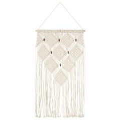 vidaXL Makramee Wandbehang 40x80 cm Baumwolle